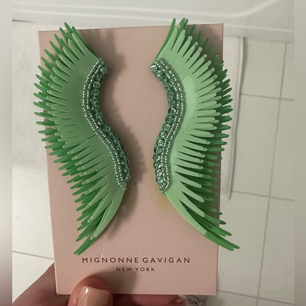 Mignonne Gavigan Madeline Earrings Green